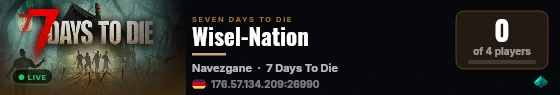 Wisel-Nation live status badge