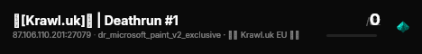 █[Krawl.uk]█ | Deathrun #1 live status badge