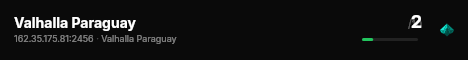 Valhalla Paraguay live status badge