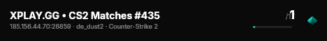 XPLAY.GG • CS2 Matches #435 live status badge