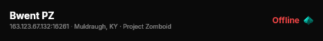 Bwent PZ live status badge
