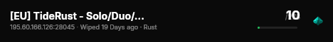 [EU] TideRust - Solo/Duo/Trio/Quad|Monthly|No BP Wipes live status badge