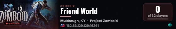 Friend World live status badge