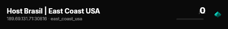Host Brasil | East Coast USA live status badge