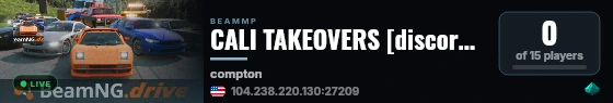 CALI TAKEOVERS [discord.gg/9FB6AAbrpS] live status badge