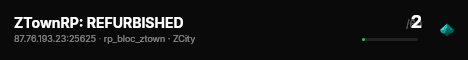 ZTownRP: REFURBISHED live status badge