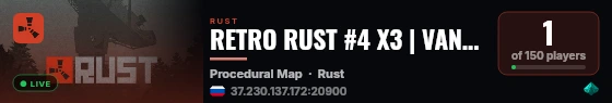 RETRO RUST #4 X3 | VANILLA | NOLIMIT WIPE 4.09 live status badge