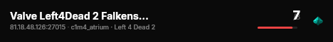 Valve Left4Dead 2 Falkenstein Server (srcds1003-fsn-hetz.421.11 live status badge