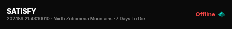 SATISFY live status badge