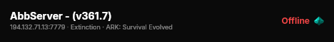 AbbServer - (v361.7) live status badge