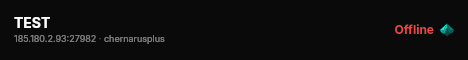 TEST live status badge