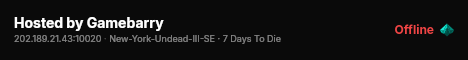 Hosted by Gamebarry live status badge