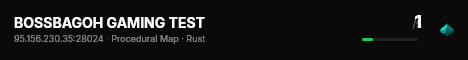 BOSSBAGOH GAMING TEST live status badge