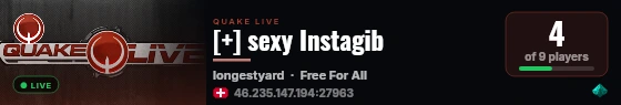 [+] sexy Instagib live status badge