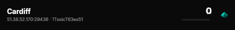 Cardiff live status badge