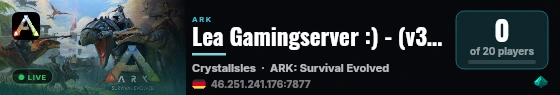 Lea Gamingserver :) - (v358.24) live status badge