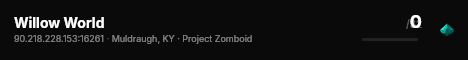 Willow World live status badge