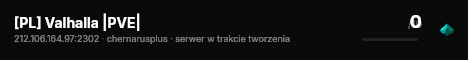 [PL] Valhalla |PVE| live status badge