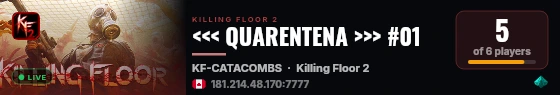 <<< QUARENTENA >>> #01 live status badge