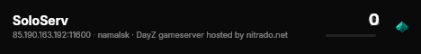 SoloServ live status badge