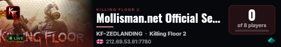 Mollisman.net Official Server live status badge