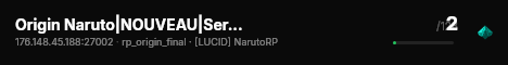Origin Naruto|NOUVEAU|SeriousRP .gg/cdFMmgmMXg live status badge