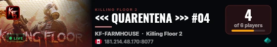 <<< QUARENTENA >>> #04 live status badge