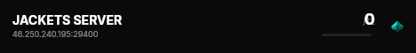 JACKETS SERVER live status badge