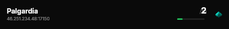 Palgardia live status badge