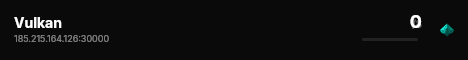 Vulkan live status badge