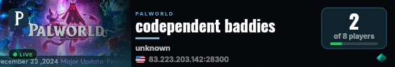 codependent baddies live status badge