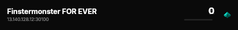 Finstermonster FOR EVER live status badge