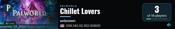 Chillet Lovers live status badge