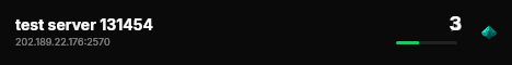 test server 131454 live status badge