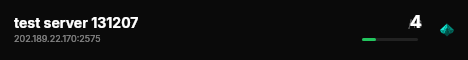 test server 131207 live status badge