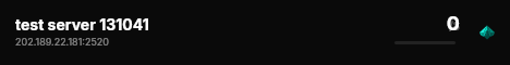 test server 131041 live status badge