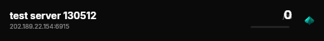 test server 130512 live status badge