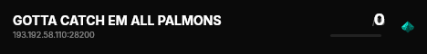 GOTTA CATCH EM ALL PALMONS live status badge