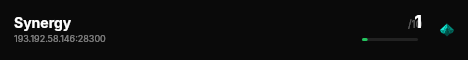 Synergy live status badge