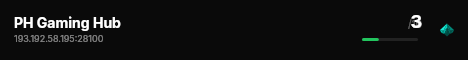 PH Gaming Hub live status badge