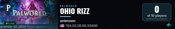 OHIO RIZZ live status badge