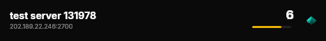 test server 131978 live status badge