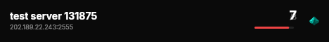 test server 131875 live status badge
