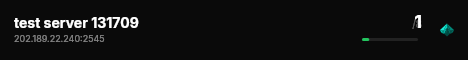 test server 131709 live status badge