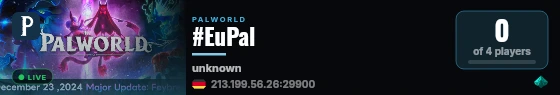#EuPal live status badge
