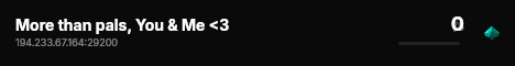 More than pals, You & Me <3 live status badge
