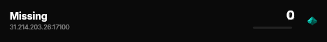 Missing live status badge