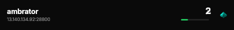 ambrator live status badge