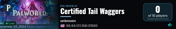 Certified Tail Waggers live status badge