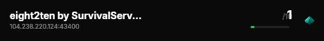 eight2ten by SurvivalServers.com live status badge